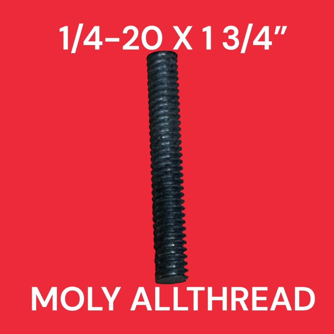 IPSEN Moly All thread 1/4-20 x 1 3/4" L - AB5144-04