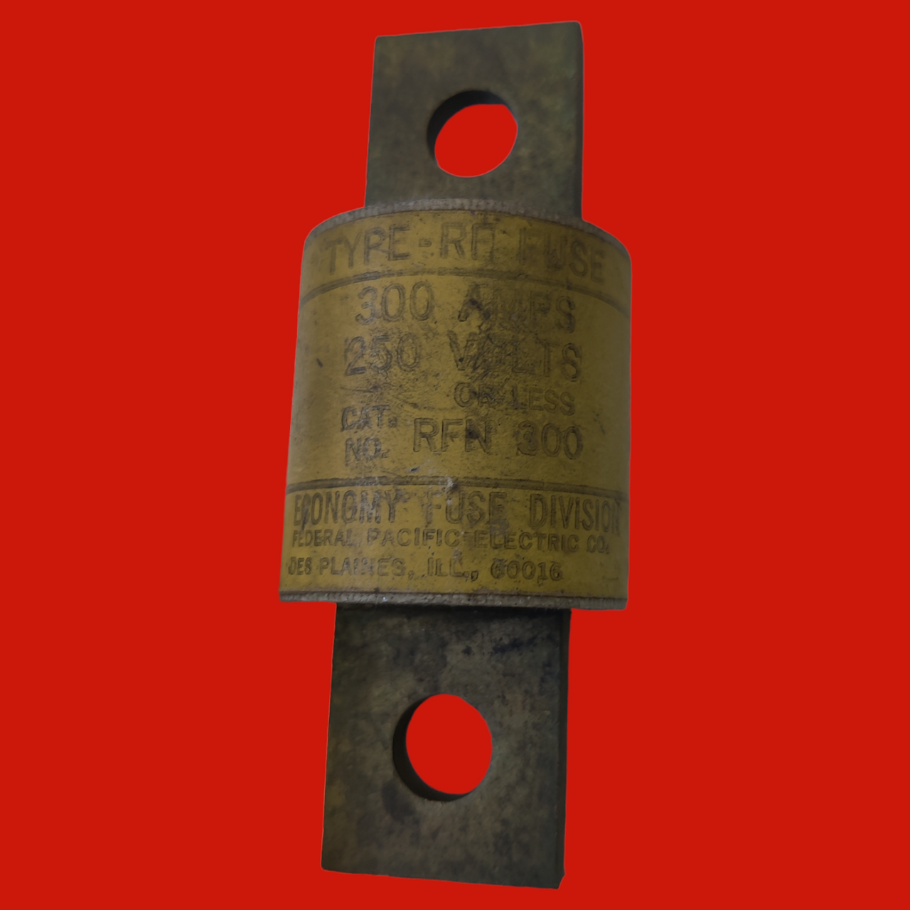 Federal Pacific Type RF Fuse 300 Amps, 250 Volts, RFN 300