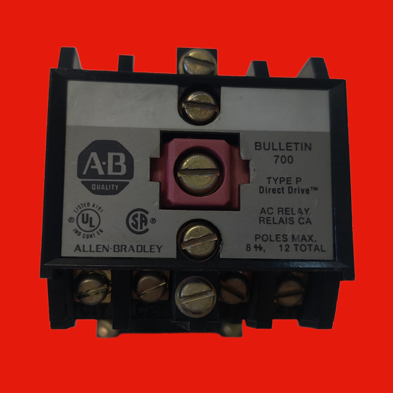 Allen Bradley AC Relay, Series B, 700-P1200A1