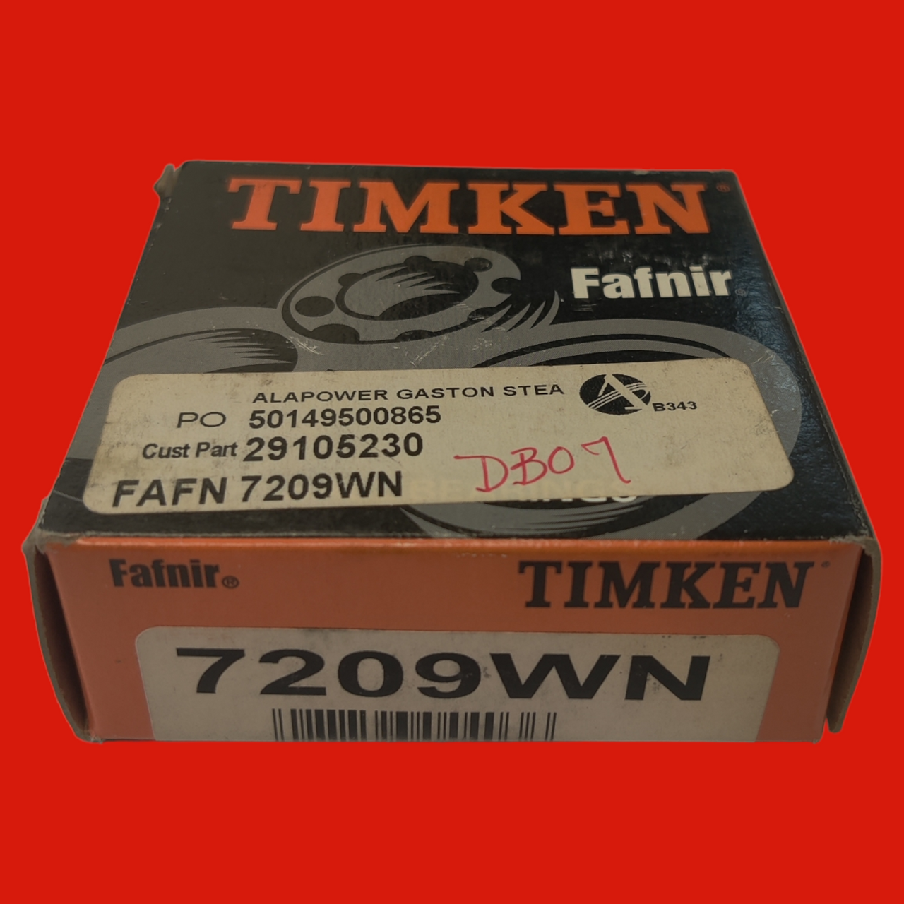 Timken 7209WN Angular Contact Ball Bearing