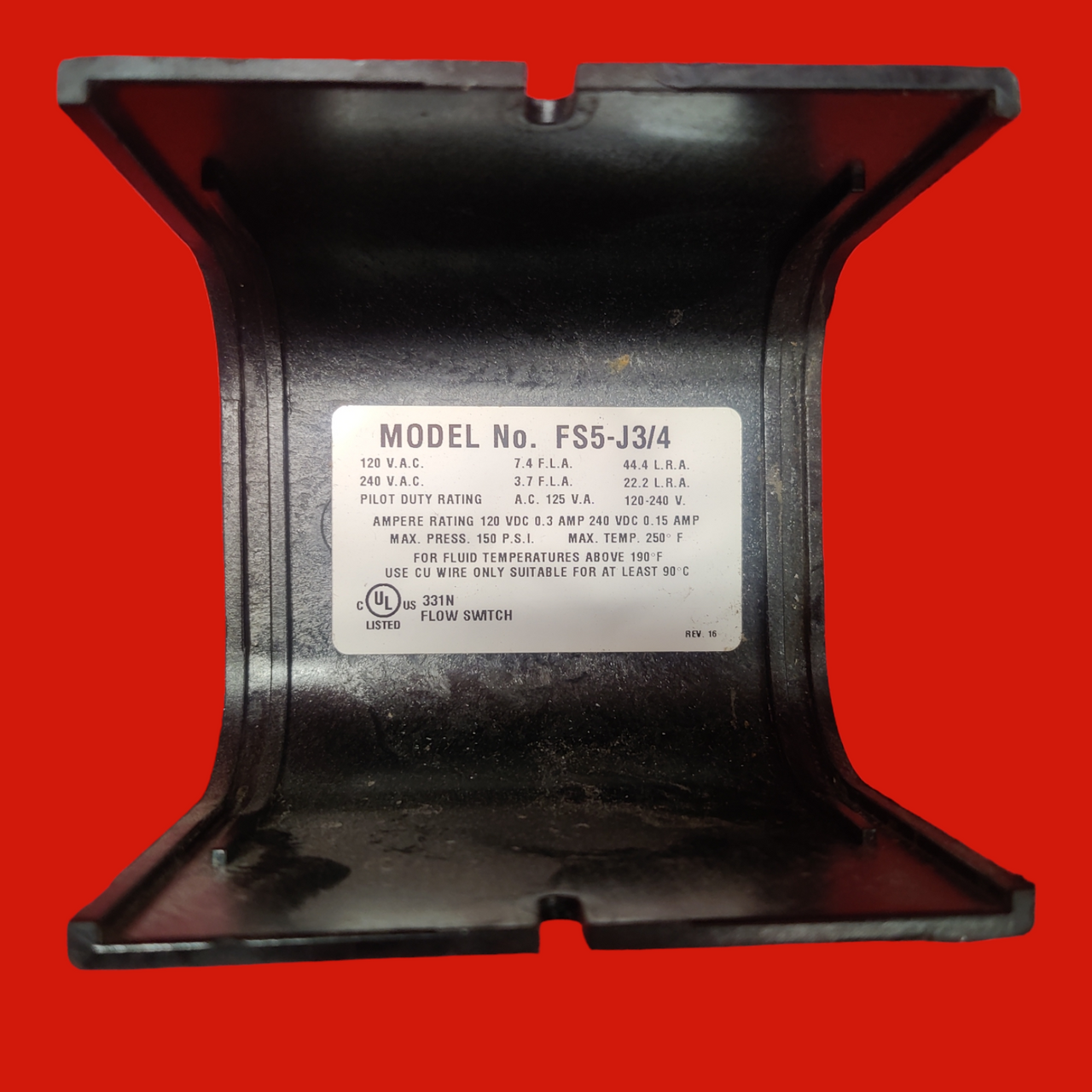 McDonnell & Miller Flow Switch, FS5-J3/4 (114765)