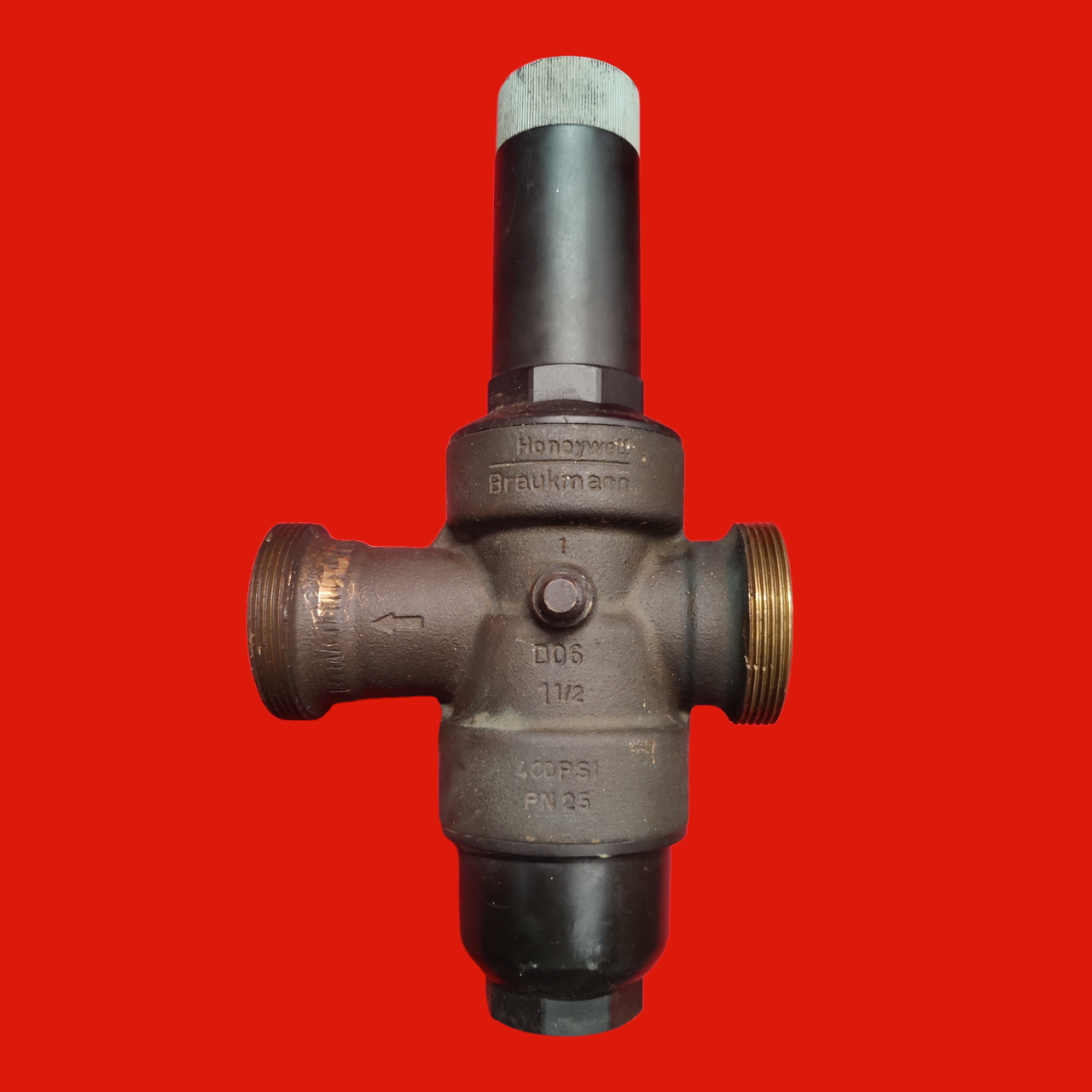 Honeywell Braukmann Pressure Reducing Valve, D06 1-1/2