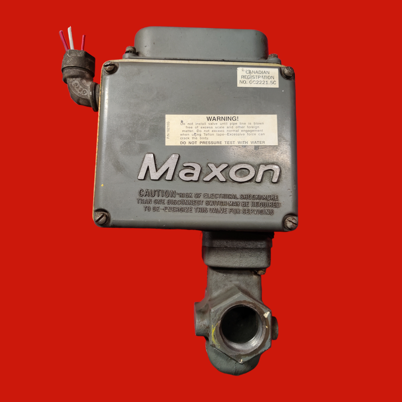 Maxon 1.25" Endothermic Safety Shut-Off Valve, 125SMA11- AA11-BA*1A0 (808-1)