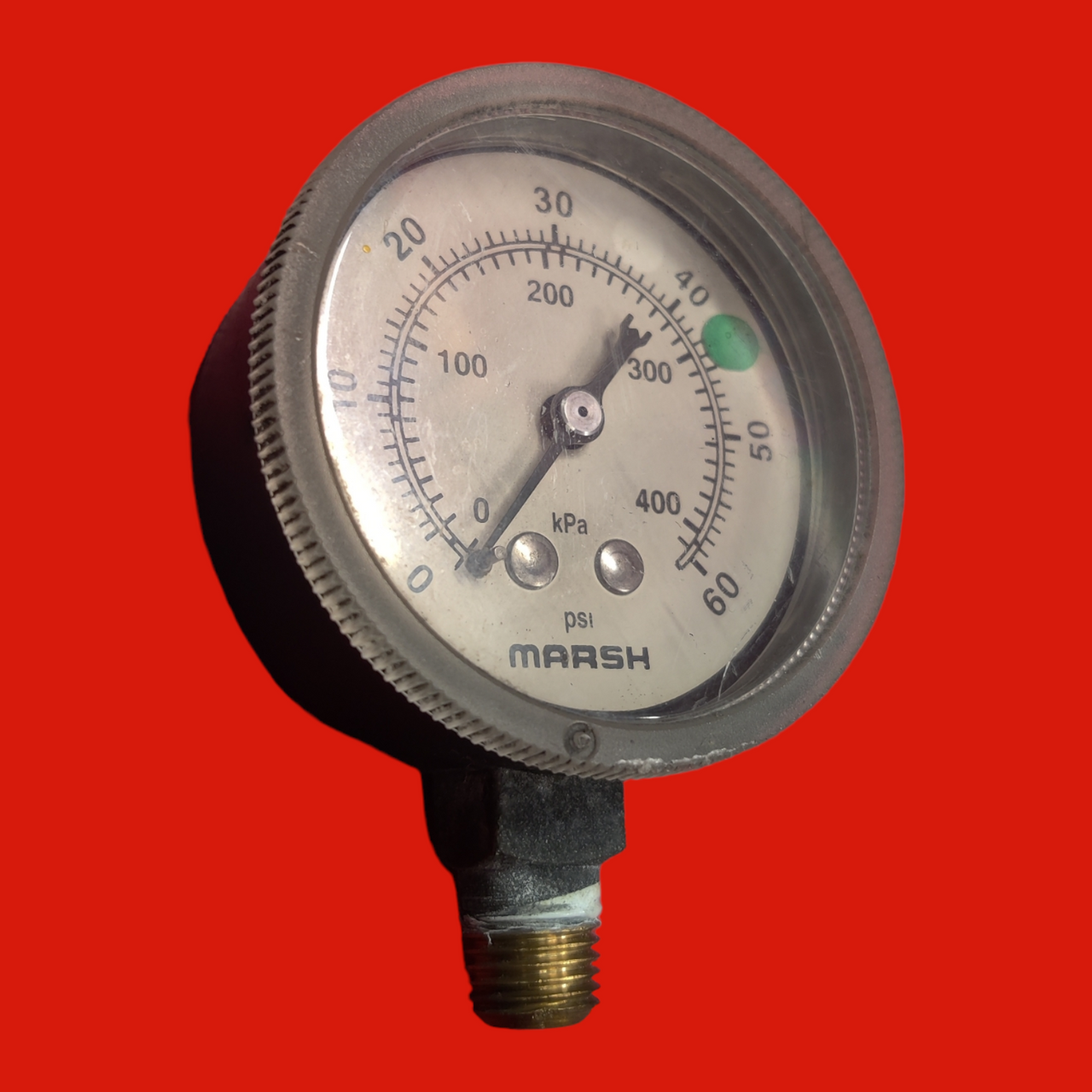 Marsh PSI Pressure Gauge 0-60, kPa 0-400