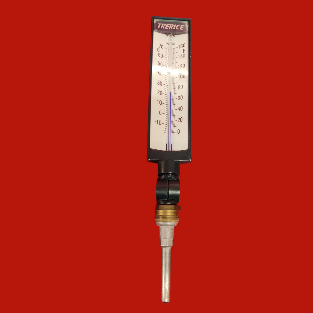 Trerice 9" Adjustable Industrial Dual Thermometer 0° to 160°F & -18° to 70°C