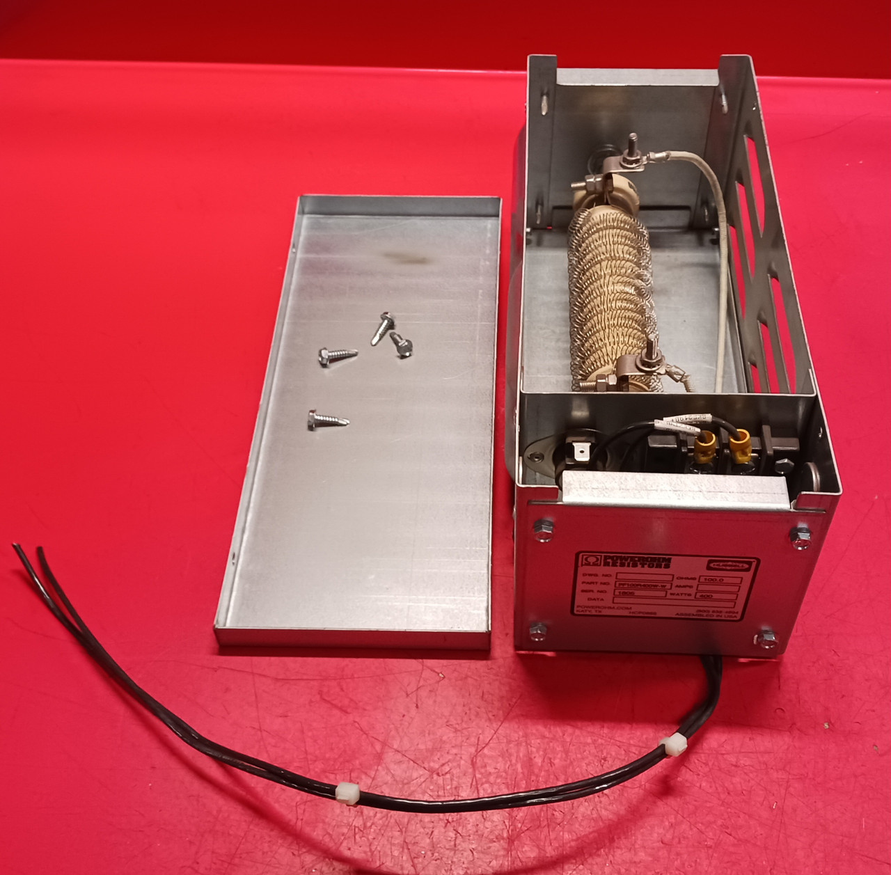 Hubbell Powerohm Braking Resistor- PF100R400W-W