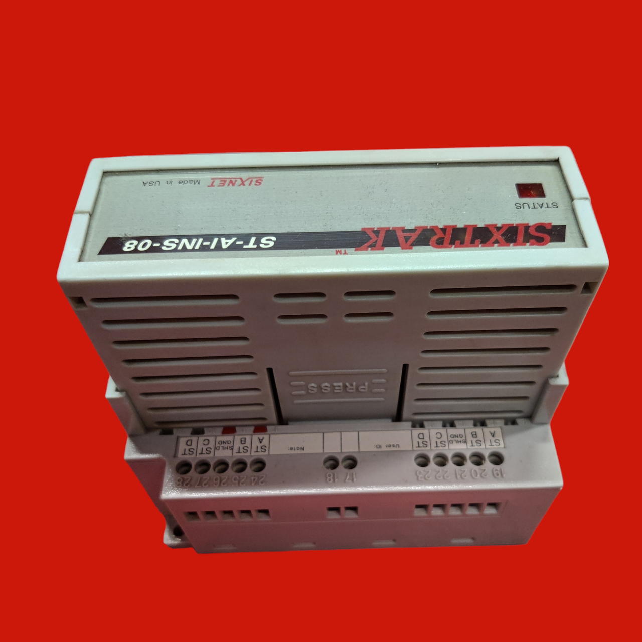 Red Lion Sixnet Sixtrak ST-AI-INS-08U Analog Input Module