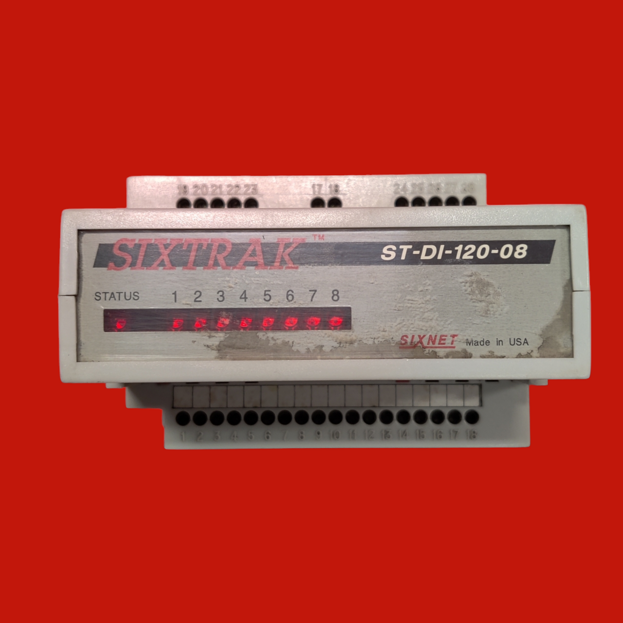 Red Lion Sixnet Sixtrak Input Module,  ST-DI-120-08