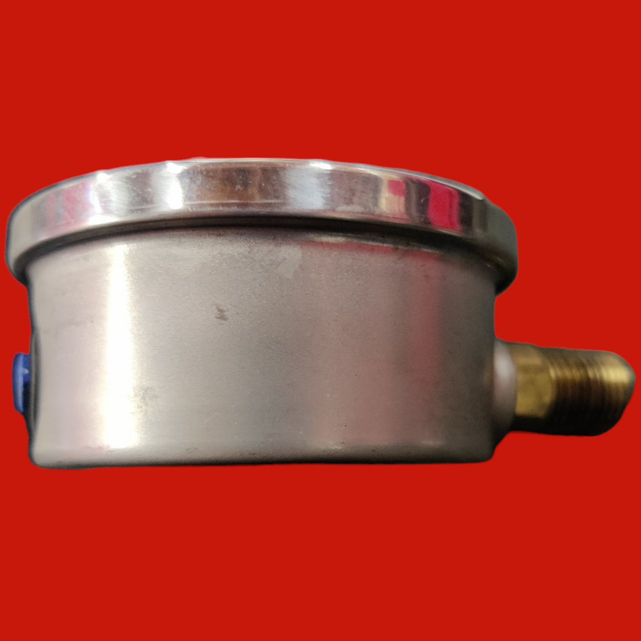 Weksler Stainless Steel Dual Scale Pressure Gauge (0-6.8 kPa & 0-100 PSI)