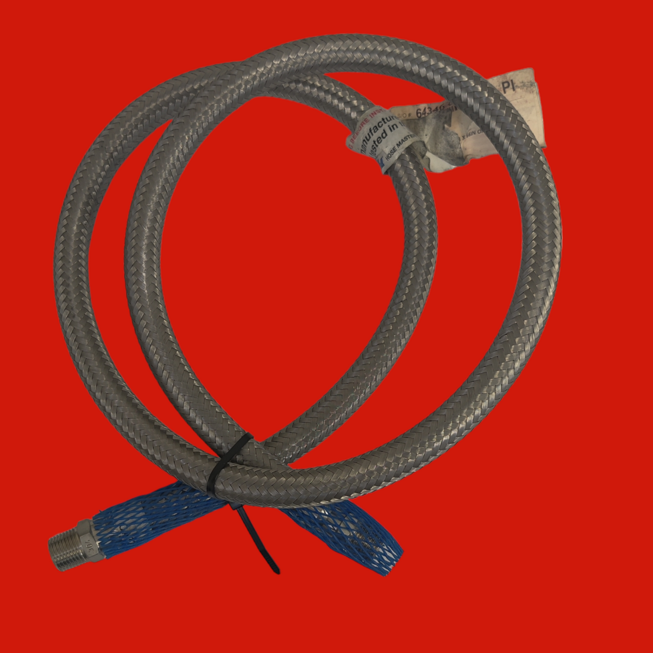 Hose Master CA321A SS CFlex Hose Assembly, 1/2" x 66" OAL