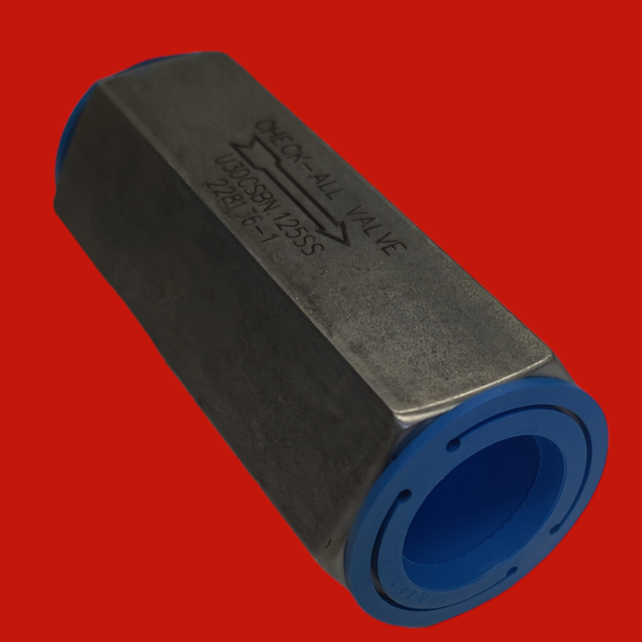 Check-All Valve U3DCSBN, 1/2" NPT Universal Low-Pressure Check Valve