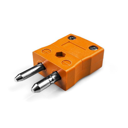Thermocouple Male Plug, Standard,  2 Pin - J, K, N, R, S, T