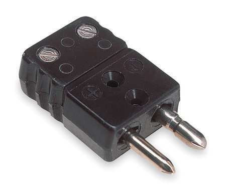 Thermocouple Male Plug, Standard,  2 Pin - J, K, N, R, S, T
