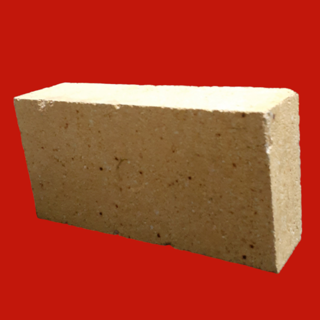 Harbison Walker 65744 KX-99 9" x 4.5" x  (2-1/2 - 2-1/8)" #1 Arch Fireclay Brick