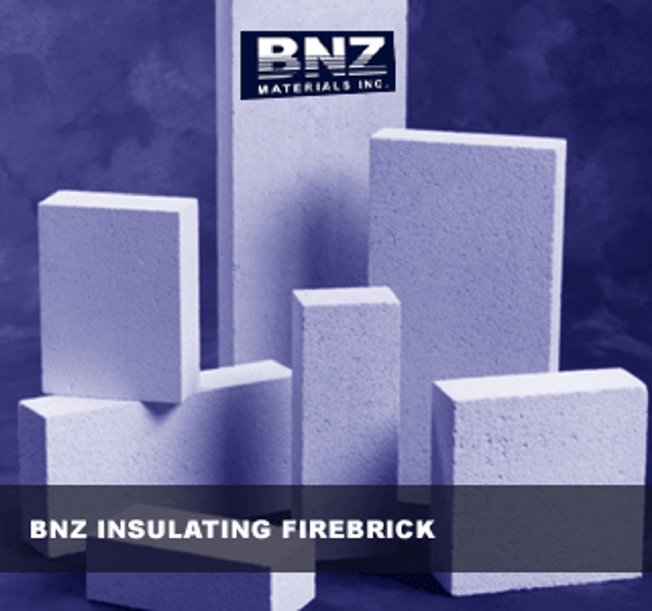 BNZ Materials 9 x 4.5 x 2.5" 2300°F Insulating Firebrick - 12ct Box