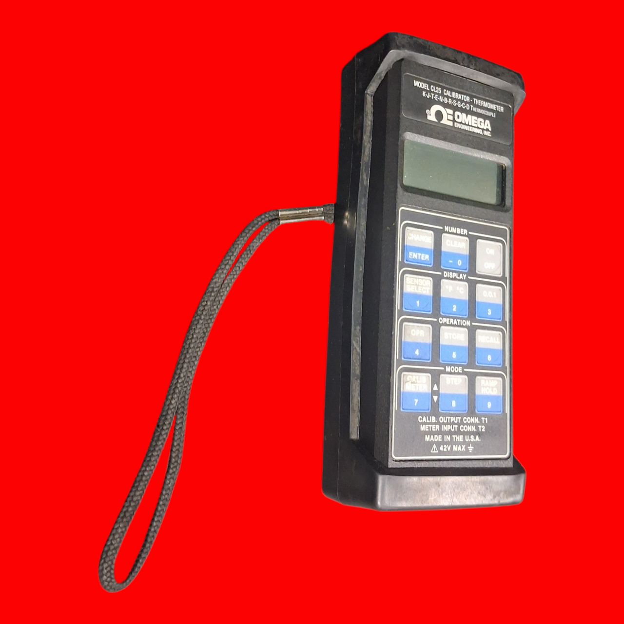 Omega Calibrator-Thermometer K-J-T-E-N-B-R-S-G-C-D Thermocouple, CL25