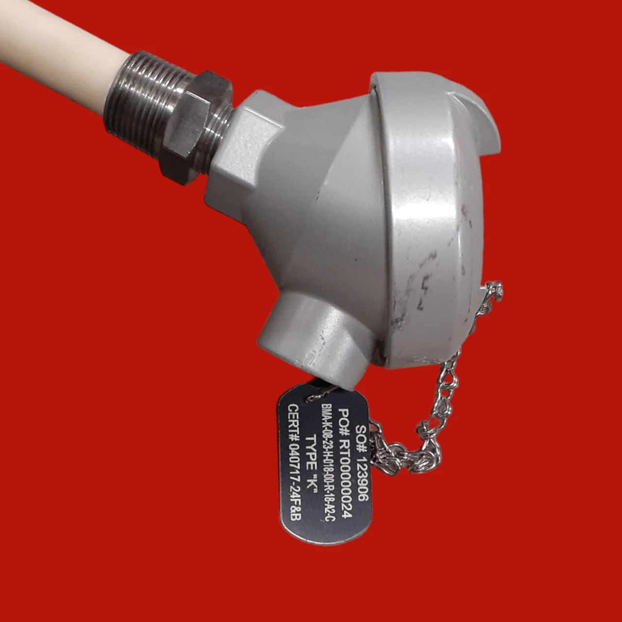 Ipsen 17-1/2" Thermocouple Ceramic Protection Tube Assembly