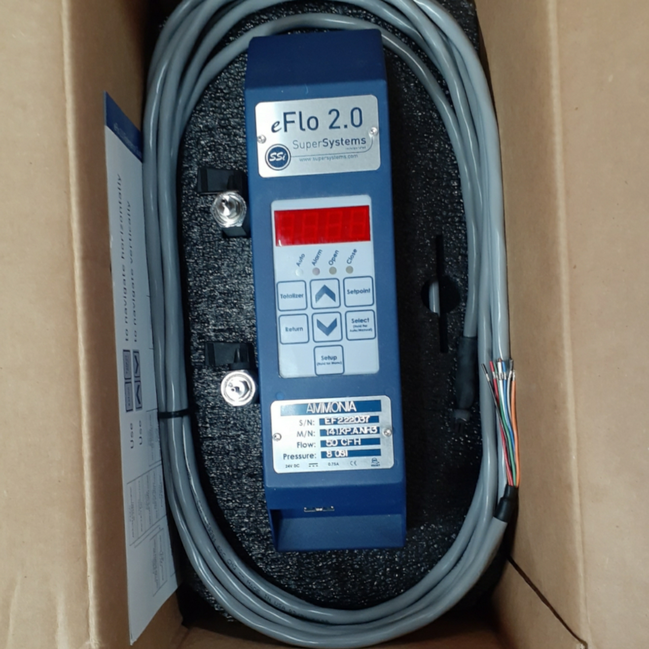 SSI Super Systems Ammonia eFlo Meter 2.0