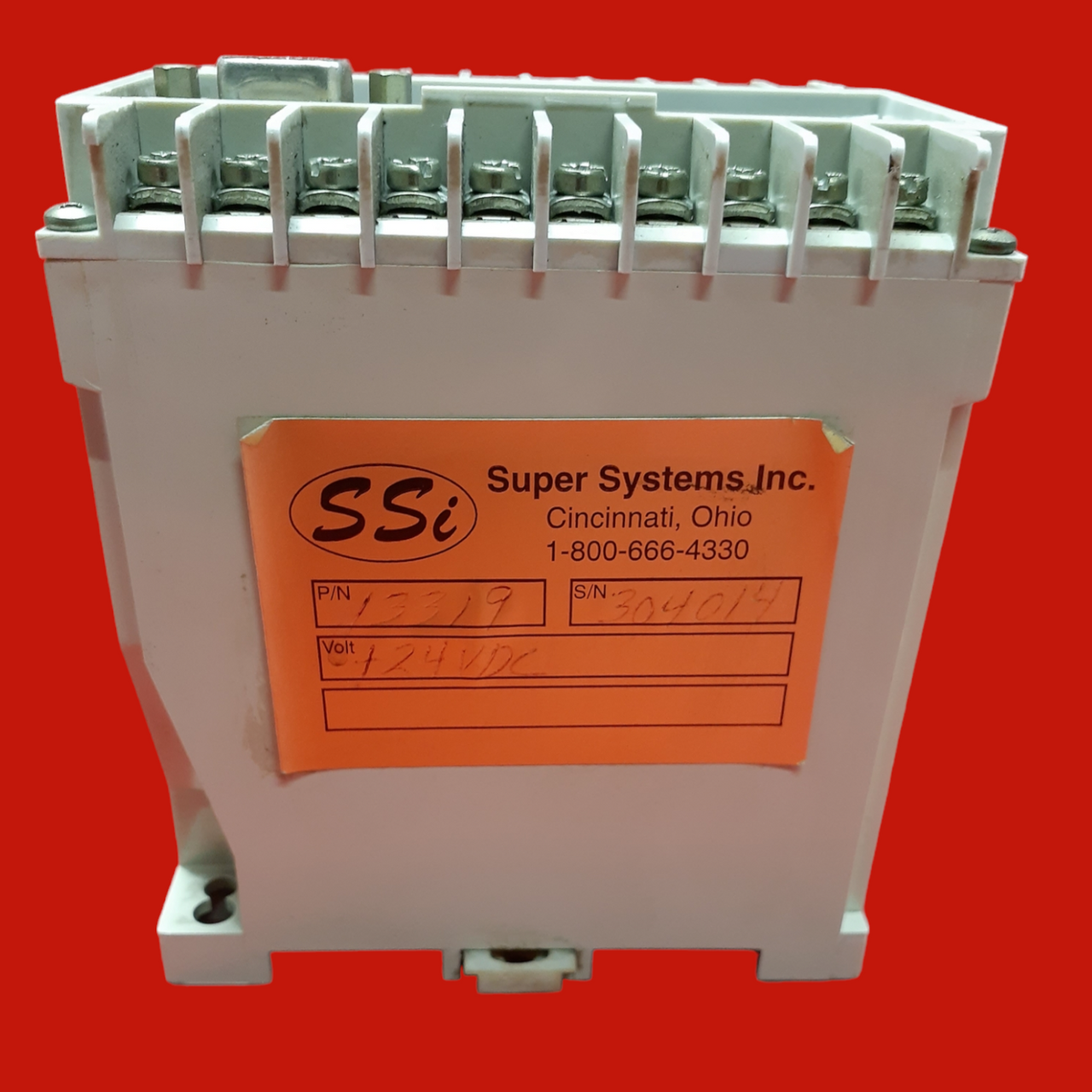 SSI Super Systems Series 9000 Communications Converter DIN Rail Mount, 13319