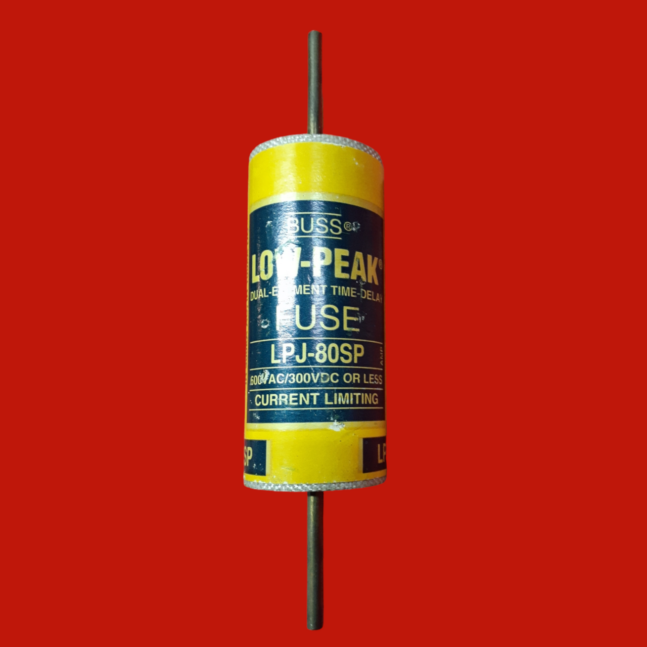 Bussmann Low Peak Dual Element Time Delay Fuse, LPJ-80SP