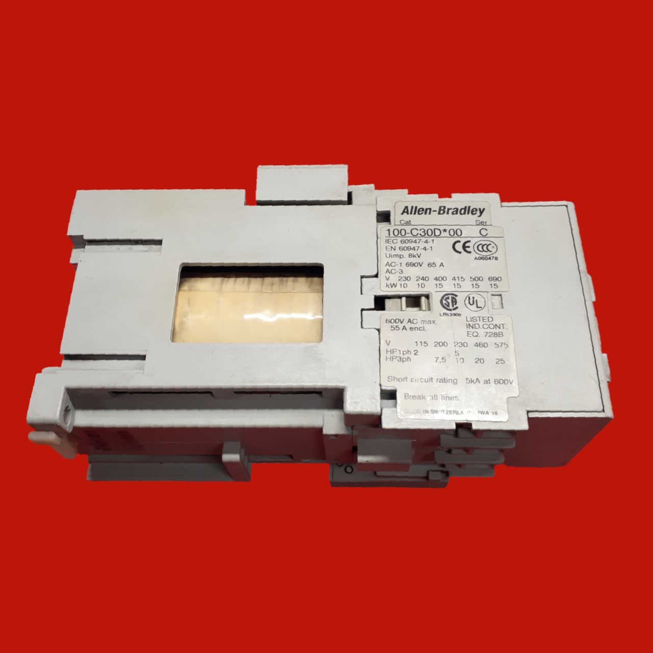 Allen-Bradley IEC 30 A Contactor, 100-C30D00 Series C