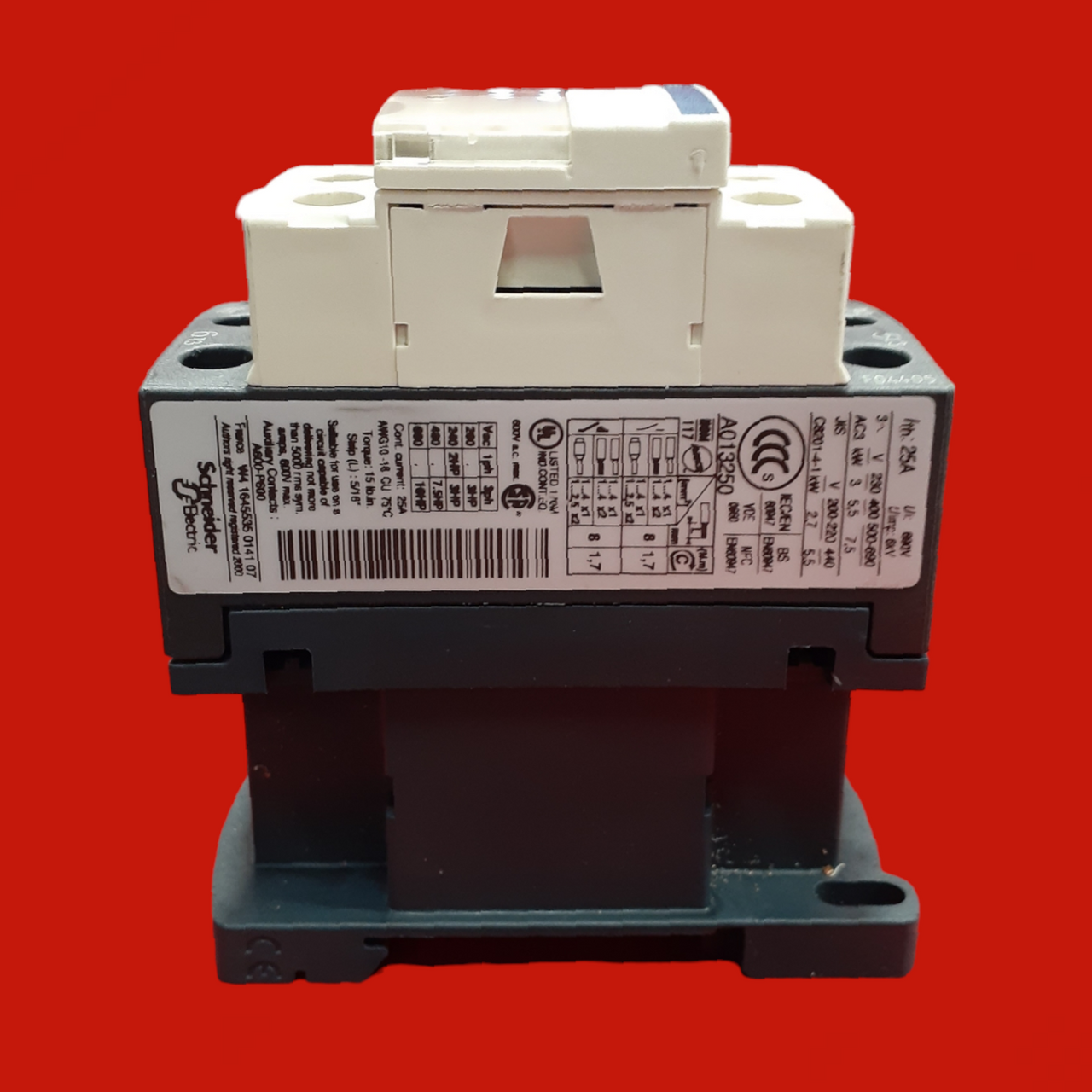 Schneider Electric LC1D12 Telemecanique Contactor Relay, A013250