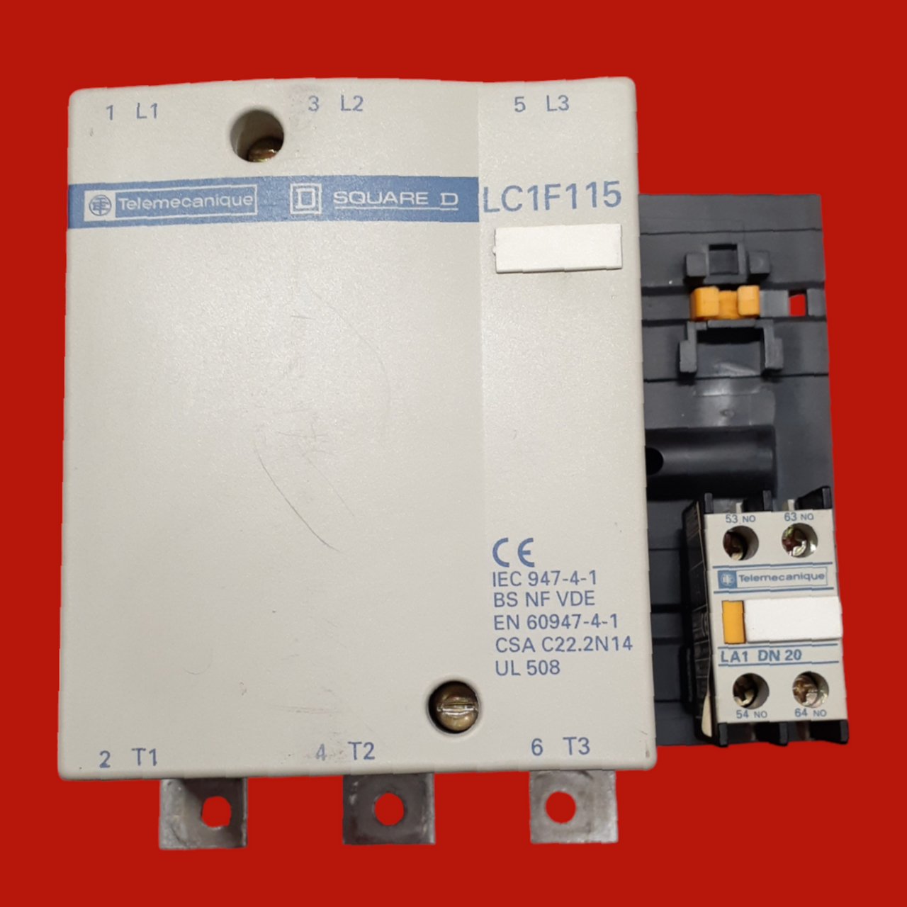 Square D Telemecanique Contactor, LC1F115