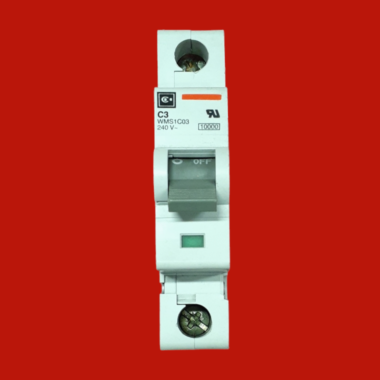 Cutler-Hammer 3 Amp Circuit Breaker C3, WMS1C03