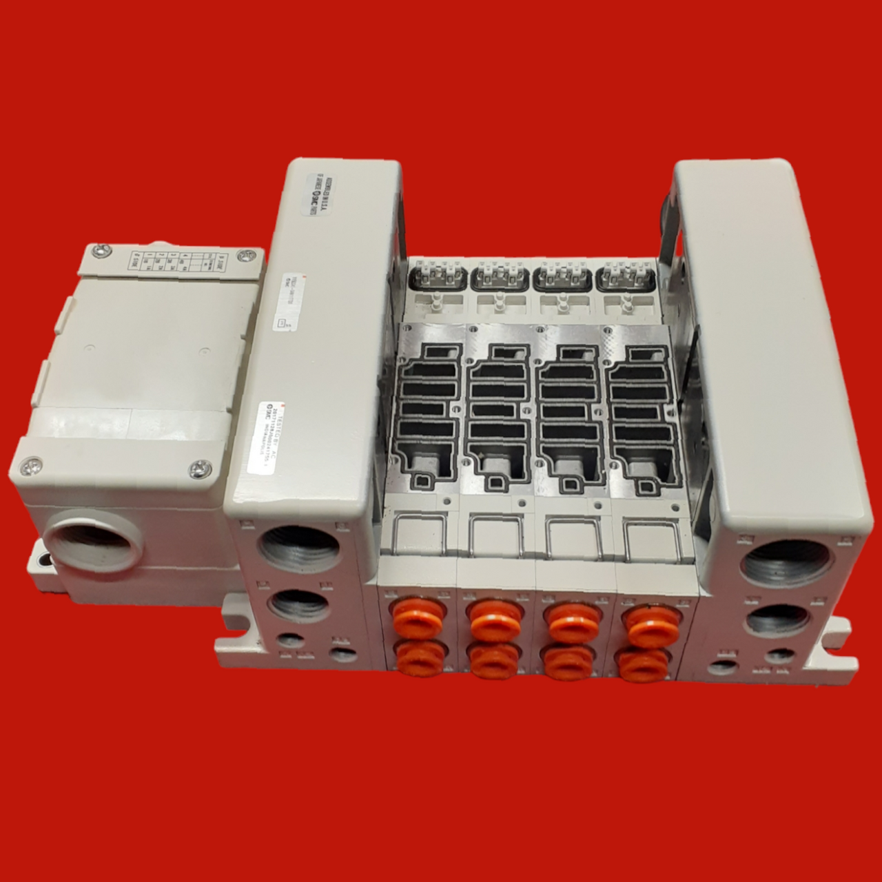 SMC VV5QC41-04N11TTD0 Manifold, Plug-in, Terminal Block, VV5QC41 MANIFOLD VQC 5-PORT