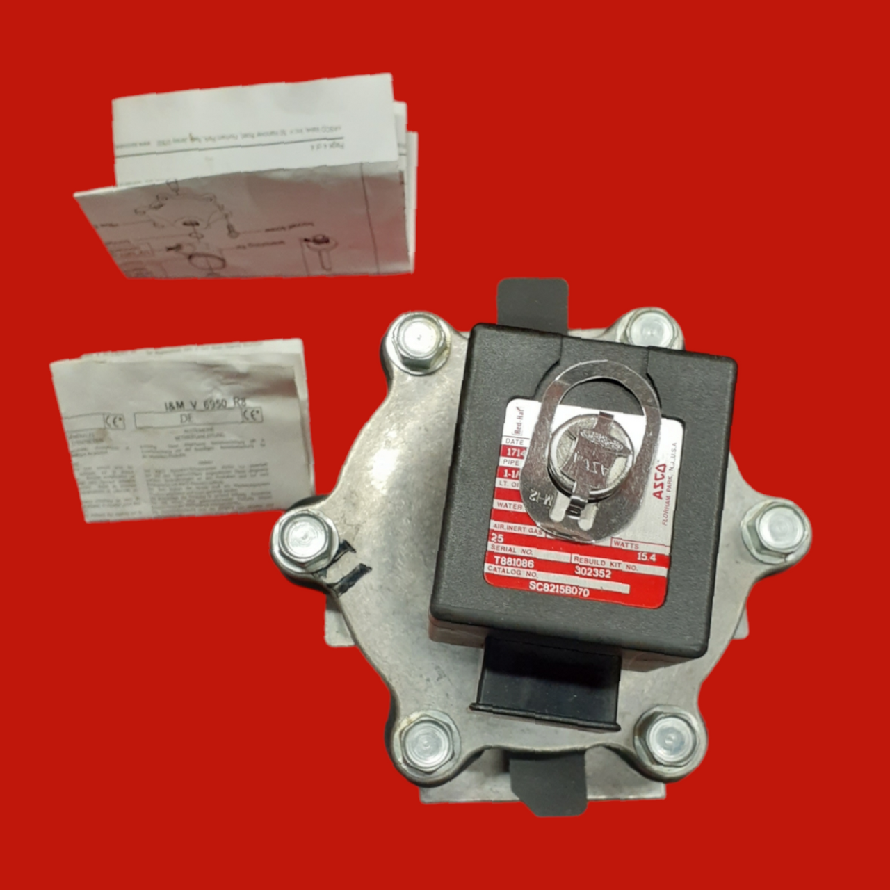 Asco SC8215B070, 1-1/2" Solenoid Valve 
