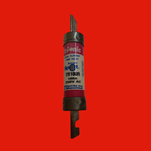 Ferraz Shawmut Tri-onic TR100R Current Limiting Time Delay Fuse Ferraz Shawmut Tri-onic TR100R Current Limiting Time Delay Fuse