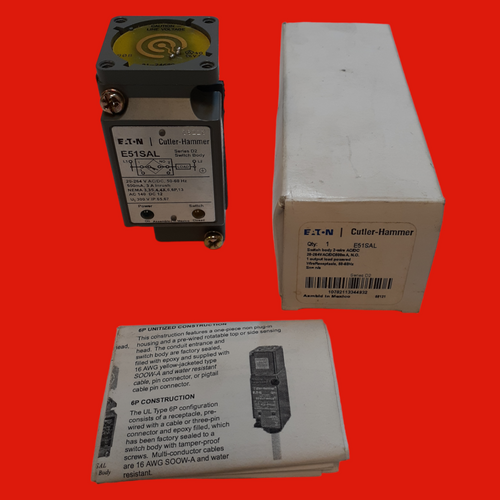 Eaton E51SAL E51 NEMA Limit Switch Inductive Proximity Sensor Eaton E51SAL E51 NEMA Limit Switch Inductive Proximity Sensor