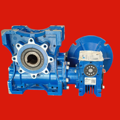 Motorvario NMRVP075, 4171927, NMRV 040 Reducer, Double Worm, Hollow Bore Motorvario NMRVP075, 4171927, NMRV 040 Reducer, Double Worm, Hollow Bore