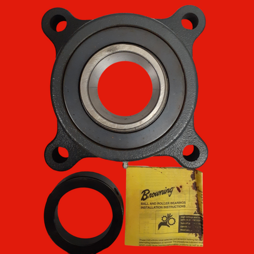 Browning FB900X 2-7/16 Cast Iron Four Bolt Flange Block Bearing