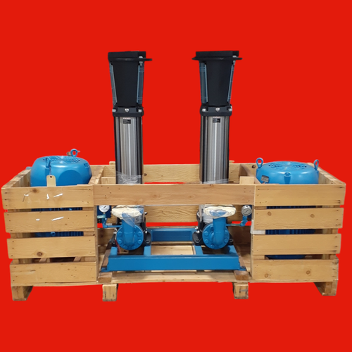 Grundfos Vertical, Multistage Centrifugal Pump with Suction and Discharge Ports