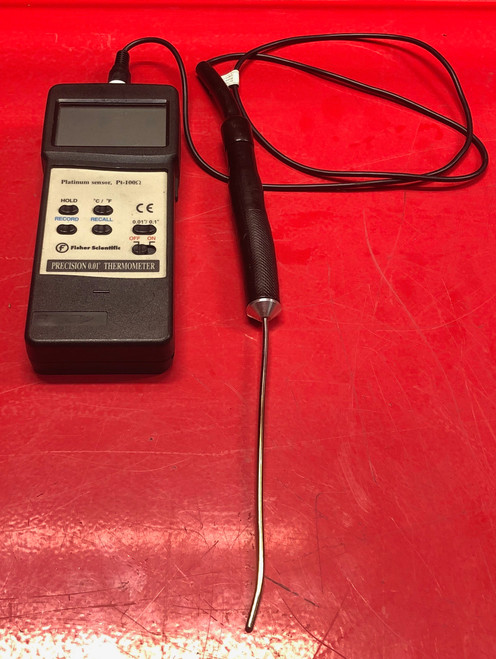 Fisher Scientific 51128748 Precision 0.01 Thermometer- Platinum Sensor Pt-100