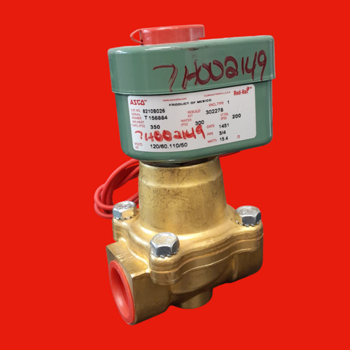 ASCO™ 8210B026 Solenoid Valve, 3/4" NPT