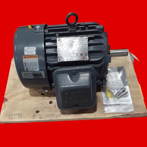 US Motors (Nidec) CD32P3E Corrosive Duty Motor - 1-1/2 HP, 1200 RPM, 3 PH