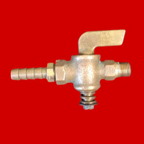 1/8" NPT Brass Drain Petcock Shut Off Valve