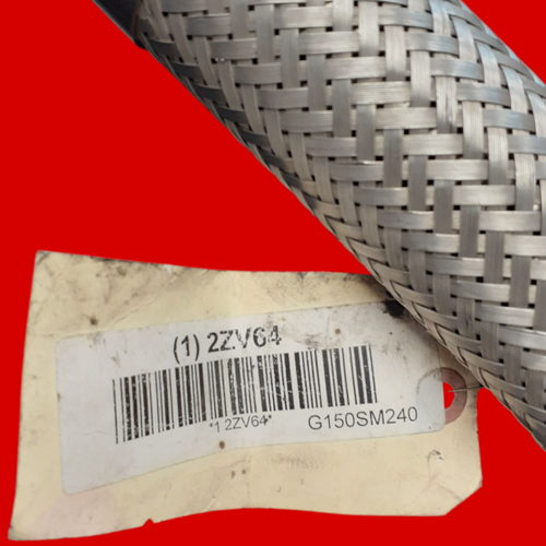 Hose Master G150SM240 Flexible Metal Hose Assembly: 1 1/2 in Hose Inside Dia., 11 in Dynamic Min. Bend Radius (In.)