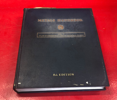 ASM Metals Handbook Volume 7 Atlas of Microstructures of Industrial Alloys 8th E