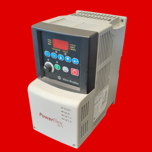 Allen Bradley PowerFlex 40- 2.2 kW (3 HP) AC Drive, 22B-D6P0N104
