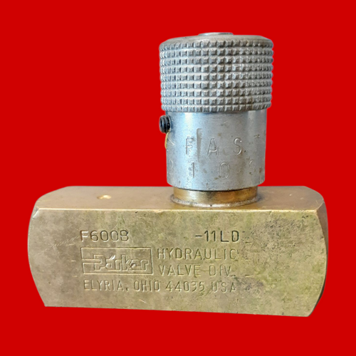 Parker F600B Inline Flow Control Valve