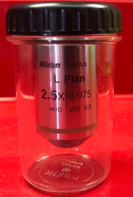 Nikon MUE00031 Microscope Objective L Plan 2.5x/0.075 ÃƒÂ¢Ã‹â€ Ã…Â¾/0 EPI