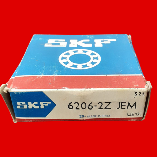 SKF 6206-2ZJEM Deep Groove Ball Bearing, 1.18 in Bore