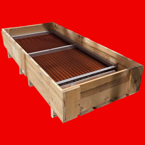 AFC-Holcroft 52814 Heat Exchanger Water Fin & Tube, Copper Tube, Fins & Head W/ S.S. Casing 