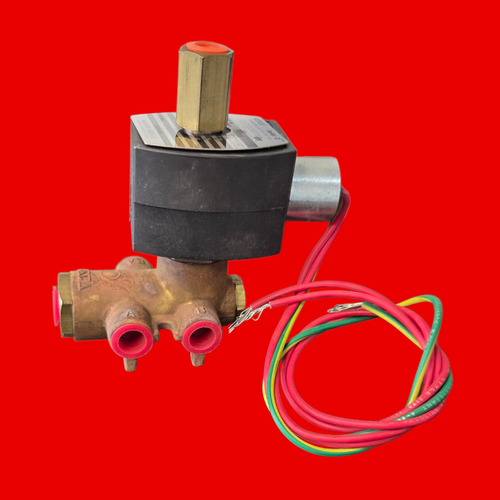 Asco EF8345G1M0 Solenoid Valve, 4-Way, 120V, 10-150 PSI, 1/4" NPT