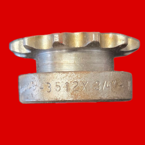 Browning 3512-3/4 Finished Bore Sprocket, Finished w/ Keyway, 0.7500 in Bore , 12 Teeth, Steel Material