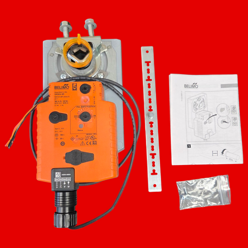 Belimo GKB24-SR Damper Actuator, 360 in-lb [40 Nm], Electronic fail-safe, AC/DC 24 V, Modulating, 2...10 V