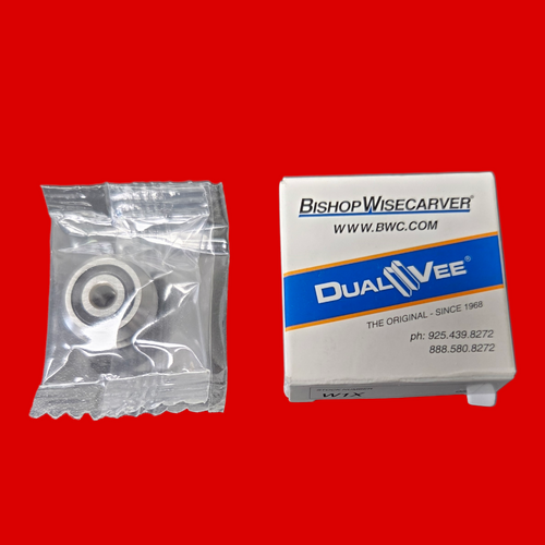 Bishop Wisecarver W1X Linear Rail Wheel-DualVee - WX Series, 1 in Wheel Size 